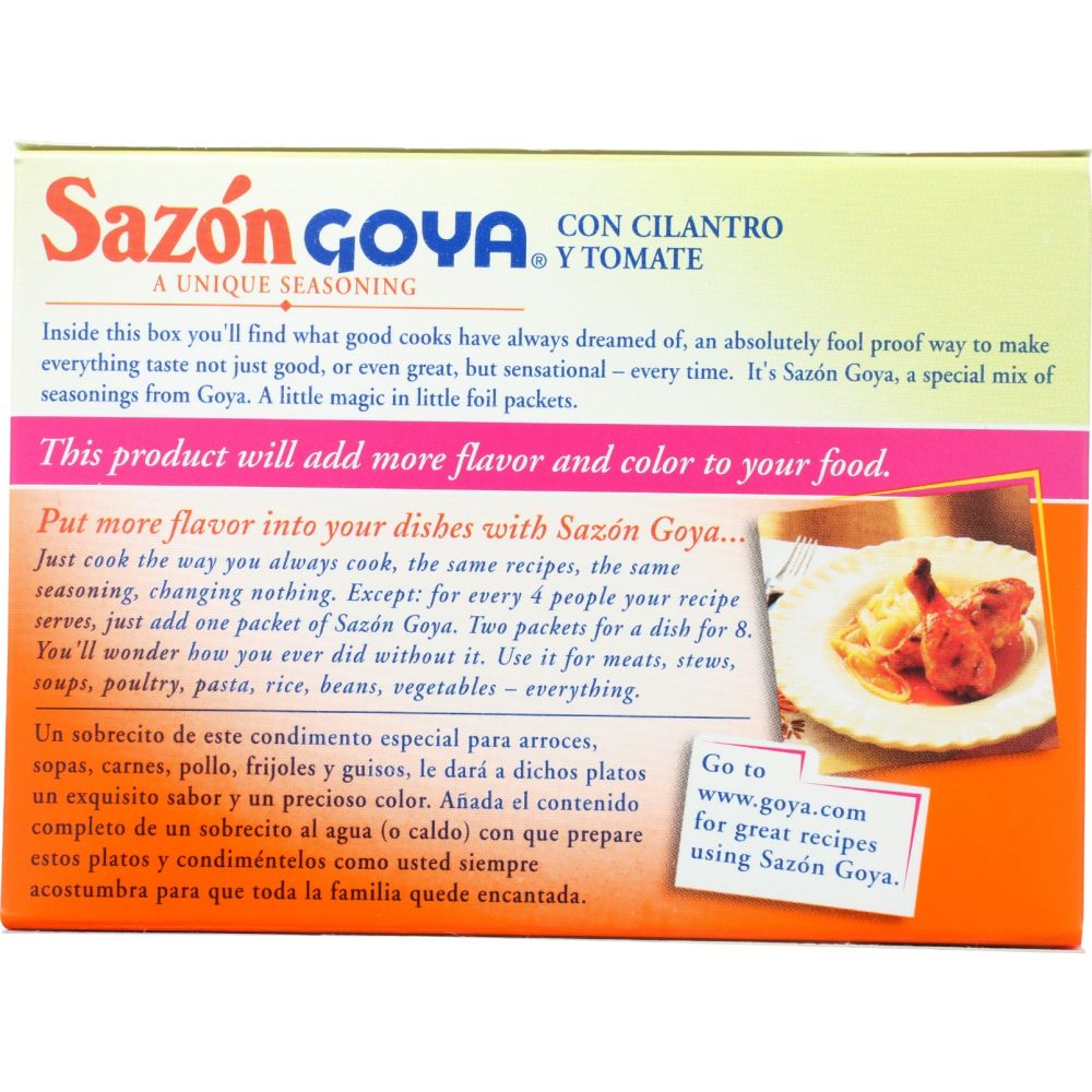 GOYA: Sazon Con Cilantro Tomato, 1.41 oz