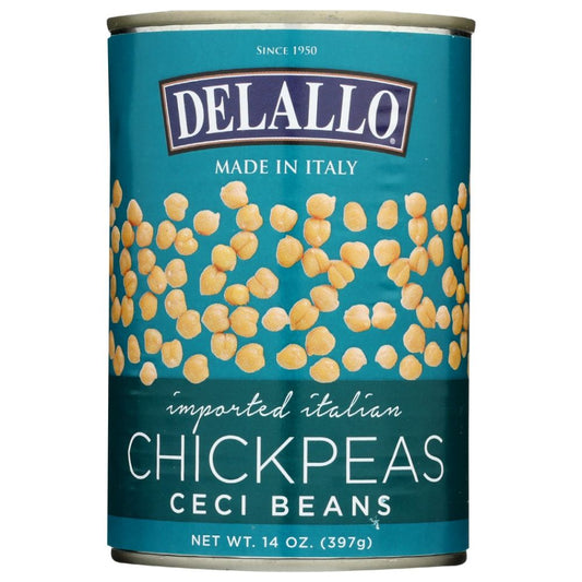 DELALLO: Bean chick Peas, 14 oz