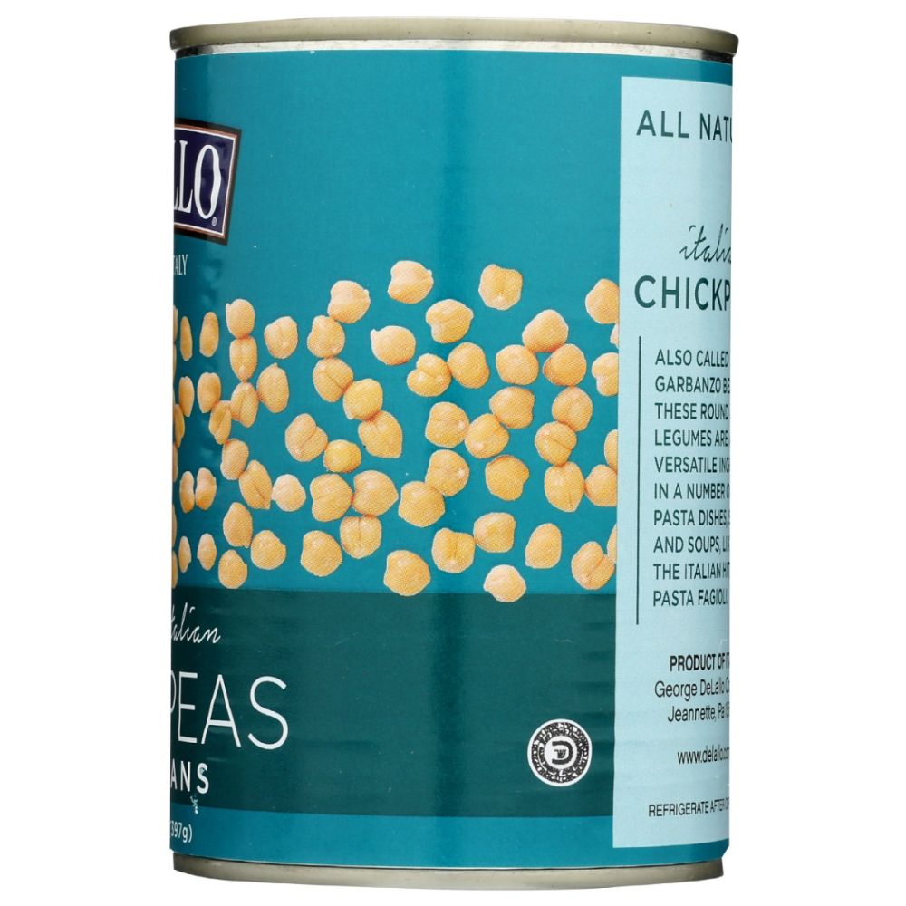 DELALLO: Bean chick Peas, 14 oz