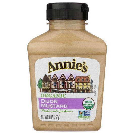 ANNIES NATURALS: Organic Dijon Mustard, 9 oz