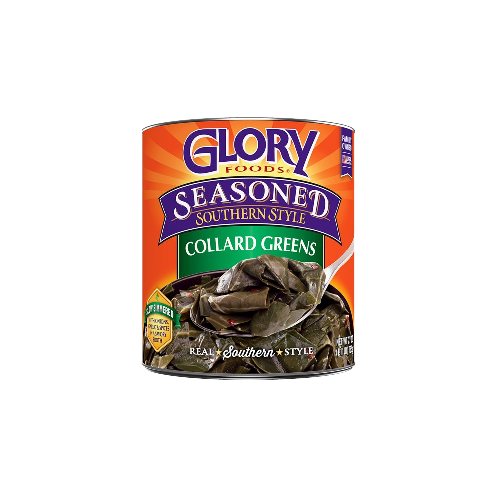 GLORY FOODS: Seasoned Collard Greens, 27 oz