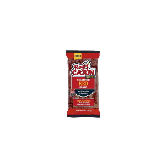 RAGIN CAJUN: Seasoned Red Beans, 16 oz