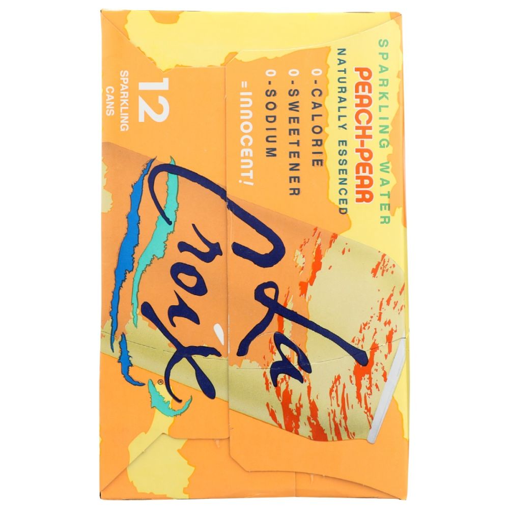 LA CROIX: Peach Pear Sparkling Water 12Pk, 144 fo